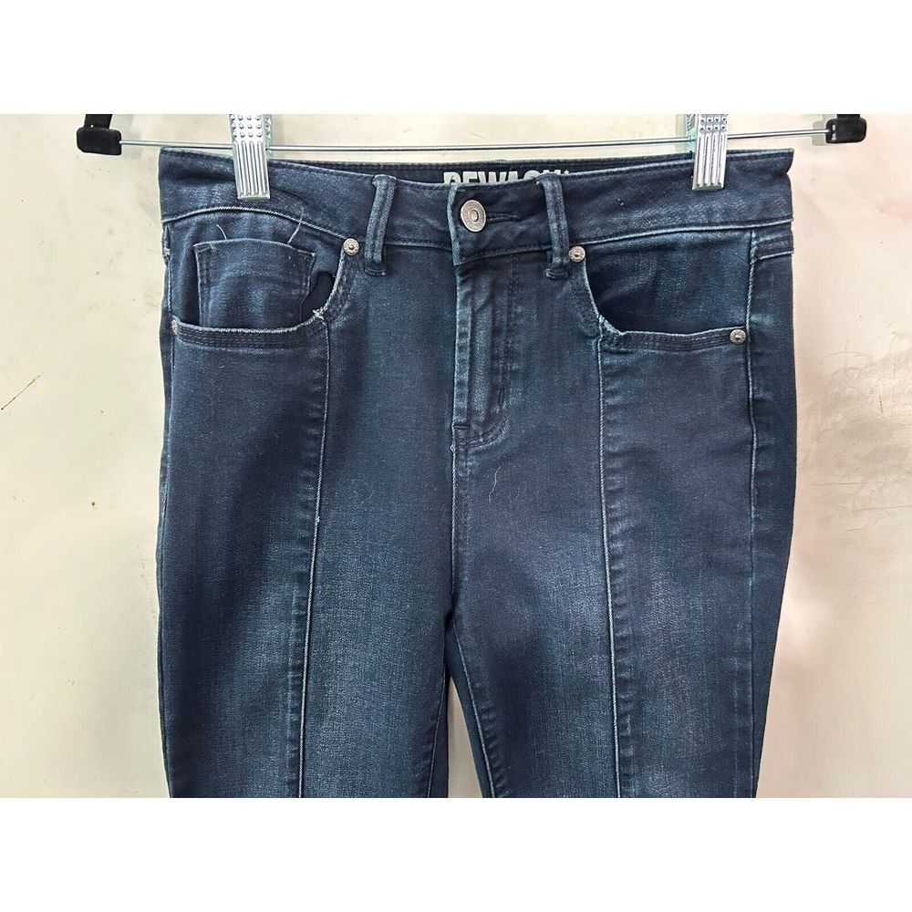 Rewash Brand Womens Size 5R Blue Denim Jeans Dark Was 27X27 Mid Rise - Picture 2 of 11